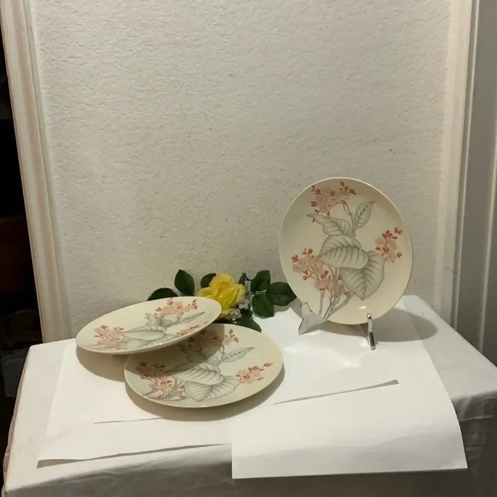 Vintage Castleton Mandalay Ching Chih Yee 10 5/8” Dinner Plates Set of 3 G6